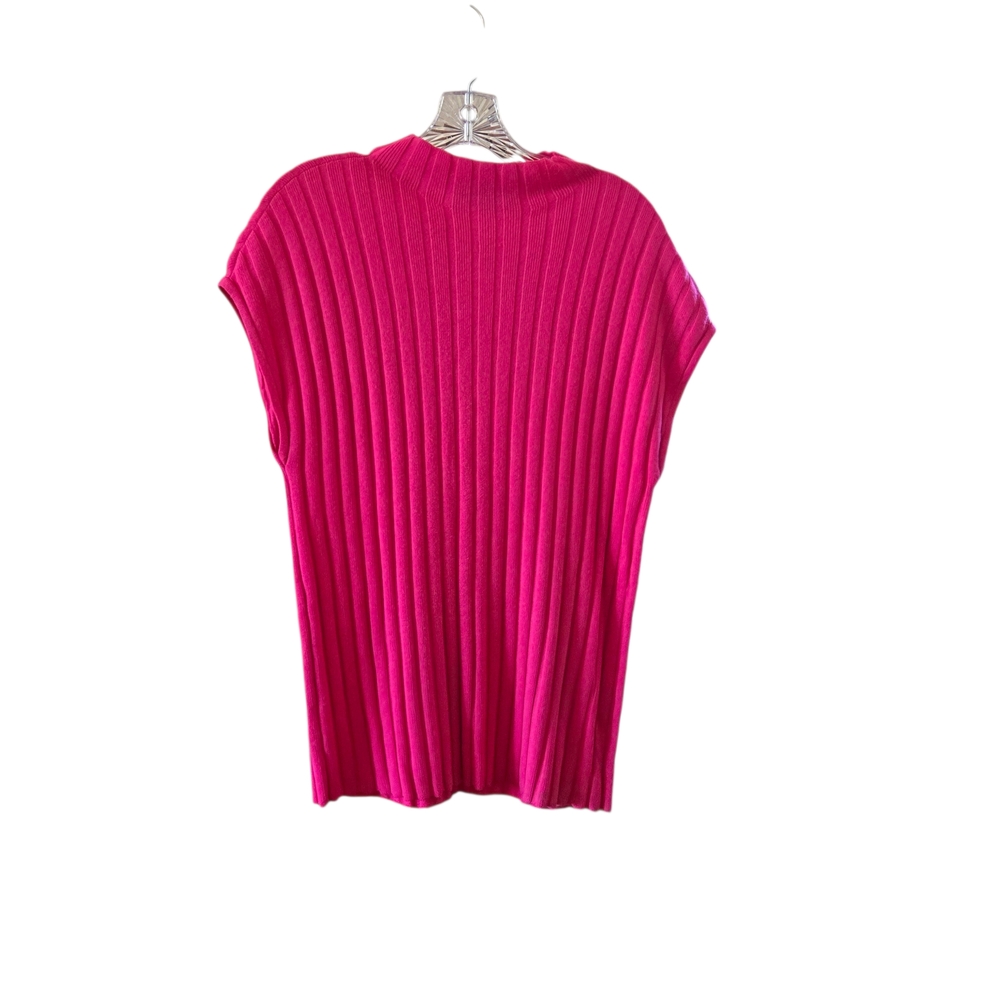 Ann Taylor Fuchsia Ribbed‎ Blouse